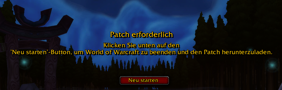 Ohne patch geht's nicht weiter