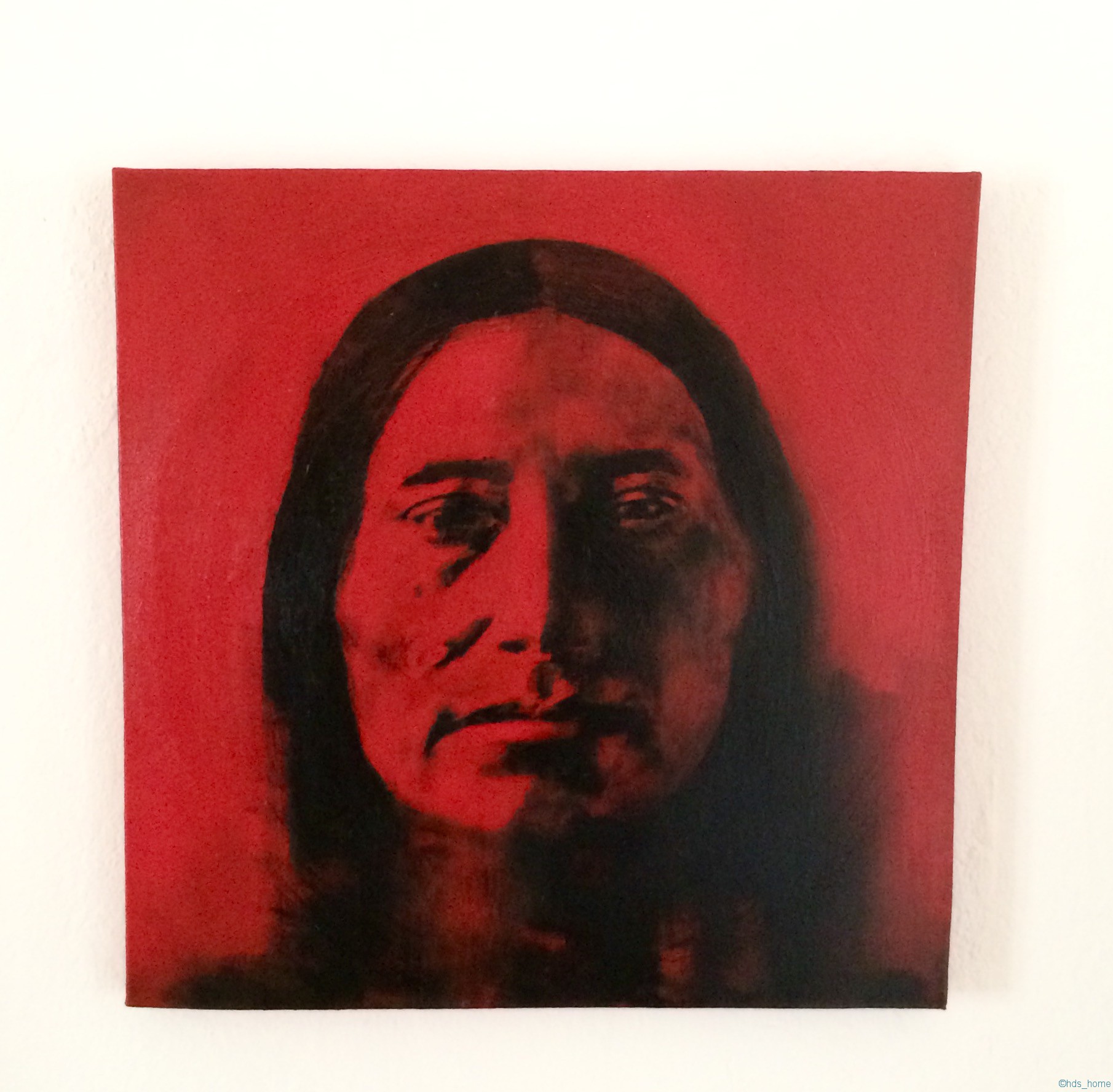 Indianer  gemalt von Sandra Schier